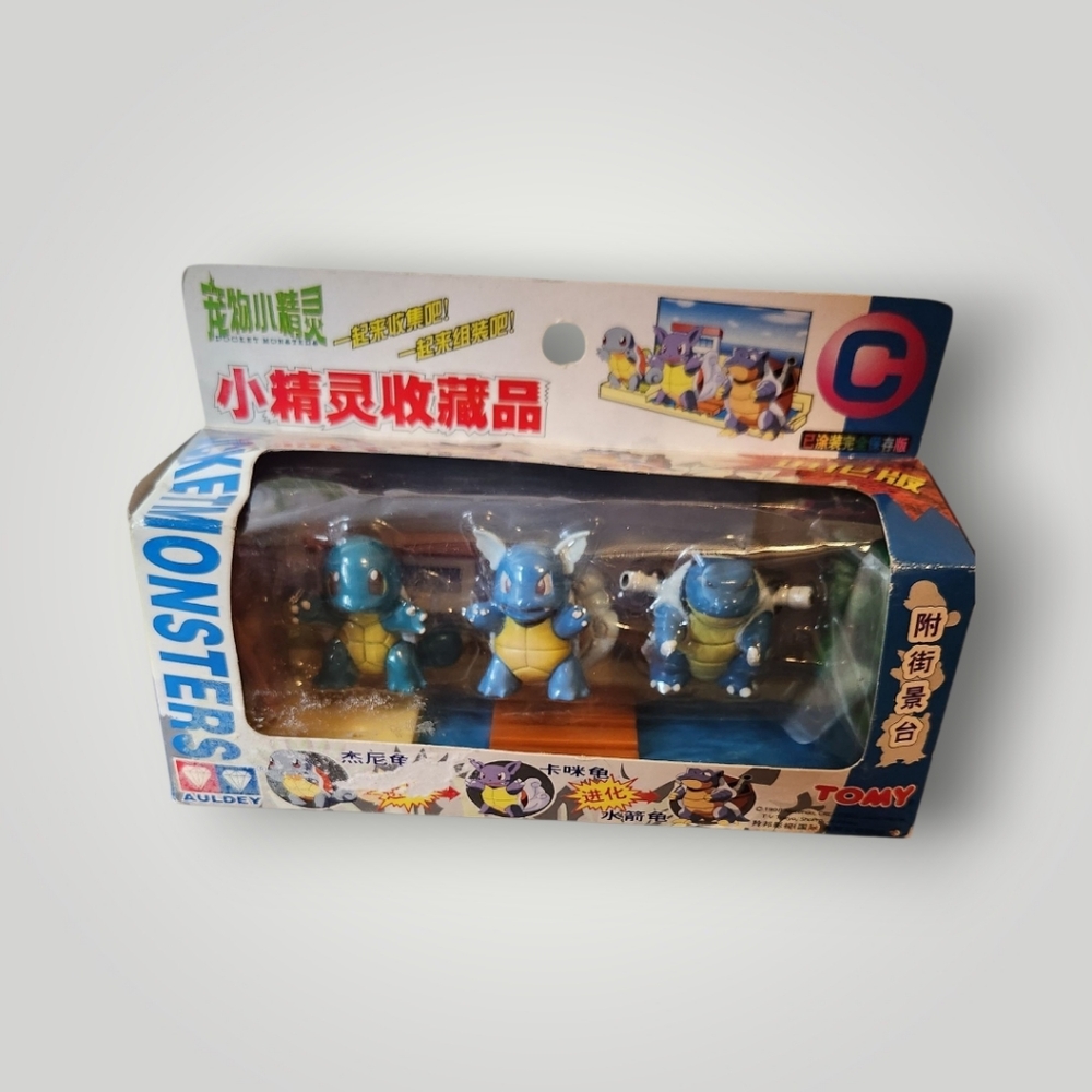 Pokémon Monster Collection Set Squirtle Camel Blastoise New